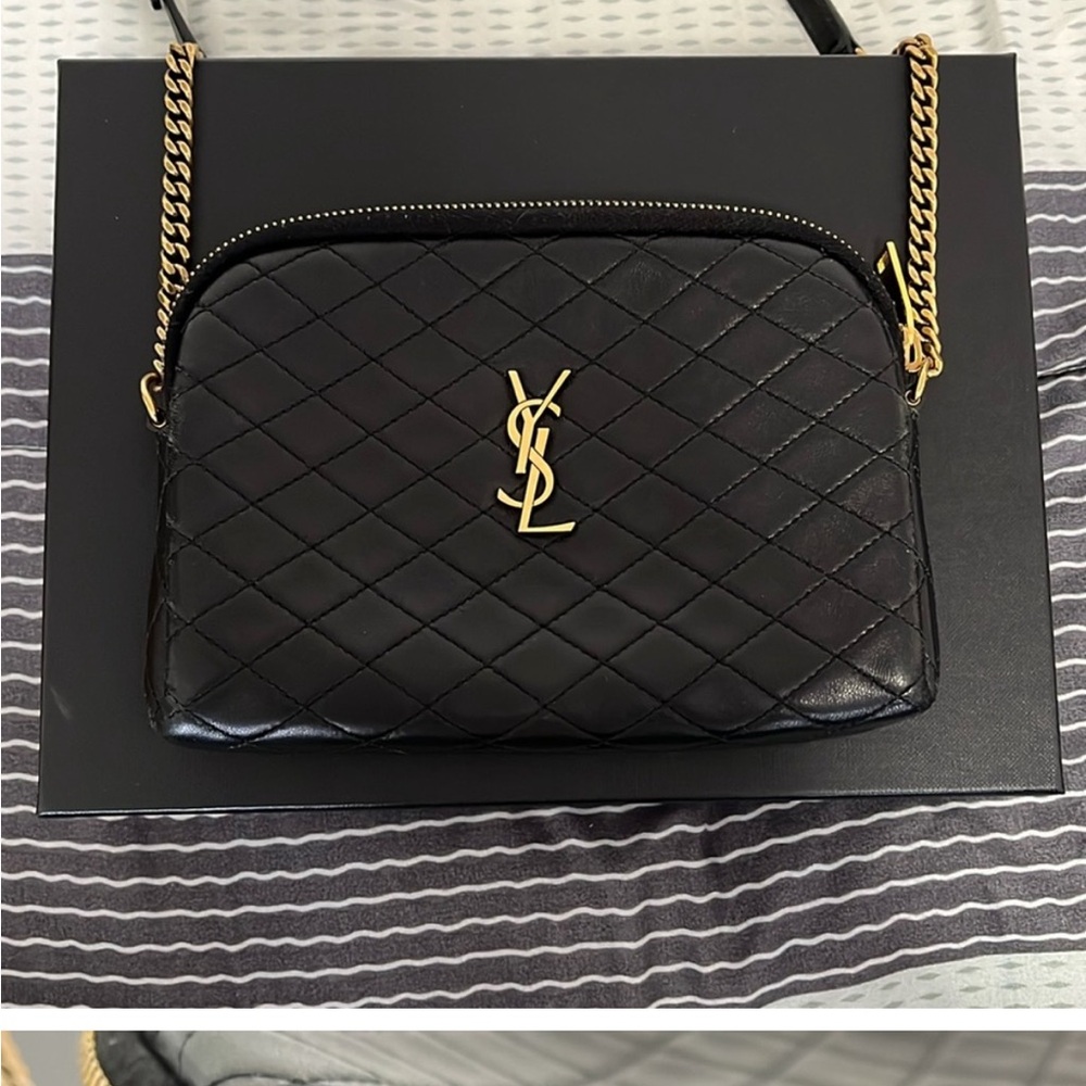 Mint Condition! YSL Saint Laurent Gaby Quilted Crossbody